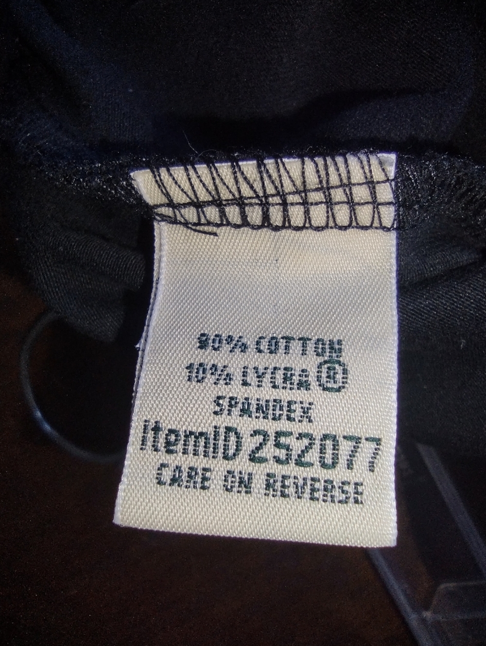 LL Bean Black Tapered Pants Size Medium (Medium Tall Length) - Picture 5 of 9
